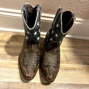 Women’s American Flag Roper Boots